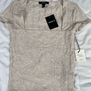 Forever 21 straight neck top